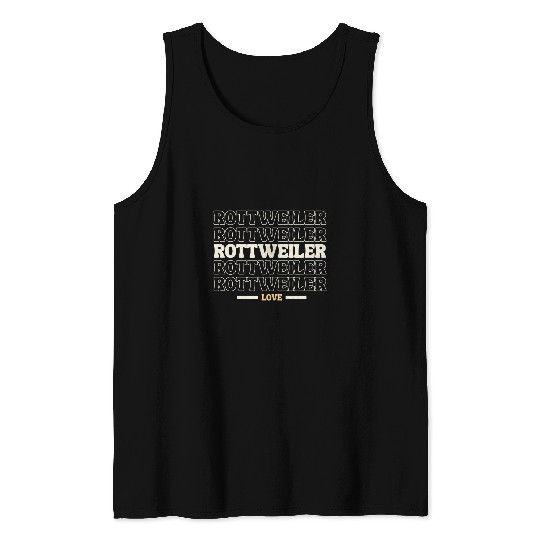 Rottweiler Pet vintages Rottweiler multi line Tank Tops