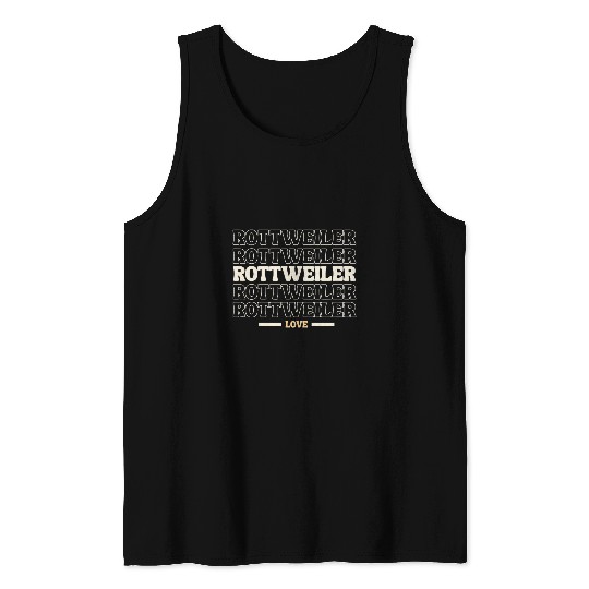 Rottweiler Pet vintages Rottweiler multi line Tank Tops