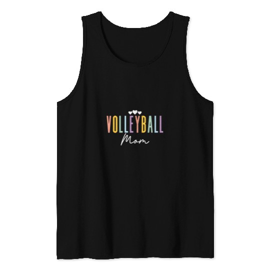 Sport Volleyball Womens Volleyball Mom Mothers Day Mommy Funny Mother Daughter Tank Tops
