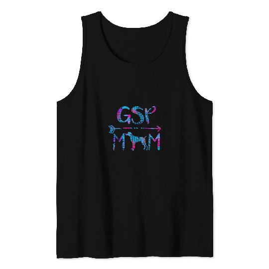 German Shorthaired Pet Womens German Shorthair Pointer Funny GSP Mom Tank Tops