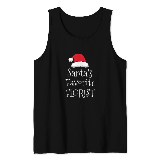Discover Santas Favorite Florist 2Christmas Funny Gift Pajama Xmas Tank Tops