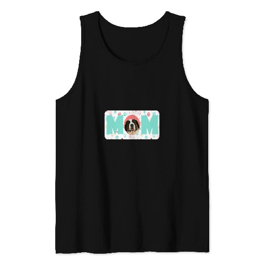 Mom Dog O Saint Bernard Tank Tops