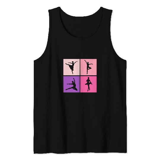 Ballerina ballet dancer ballet shoes lace shoes Tank Tops