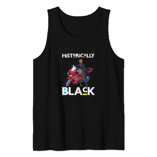 Melanin Bike Rider Black Queen Women Motorcycle Biker Riding 28 Tank Tops