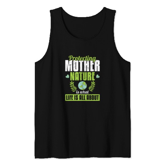 Sustainable Travel Blogger Earth Day Meme Quote Tank Tops