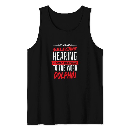 Marine biologist and DOLPHIN Tank Tops