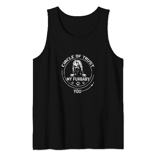Funny My Furbaby Circle Of Trust Afghan Hound Dog Lovers Tank Tops