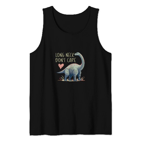 Dinosaur Pet Brontosaurus Dinosaur Museum Long Neck Paleontologist Dino 6 Tank Tops