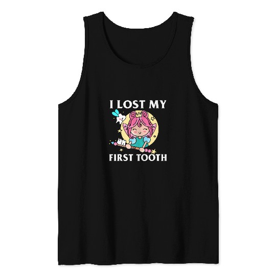 Unicorn Pet I lost my first tooth fairy tooth unicorn teeth Tank Tops
