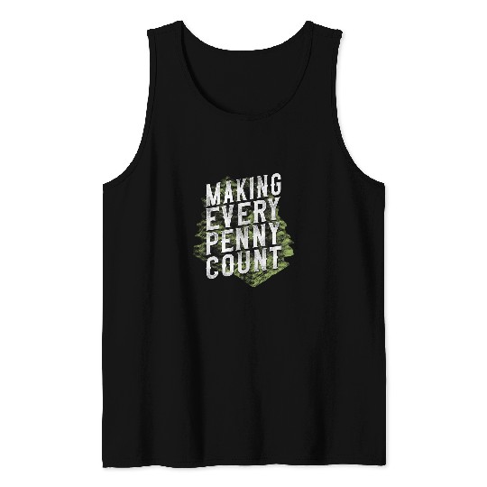 Money Talks But Bankers Negotiate Financial Advisor Tank Tops