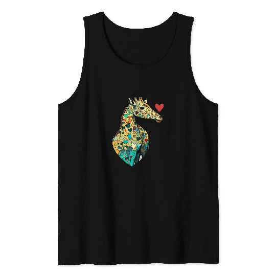 Giraffe Pet 8 Tank Tops