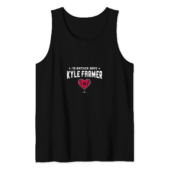 Id Rather Date Kyle Farmer Minnesota MLBPA Tank Tops