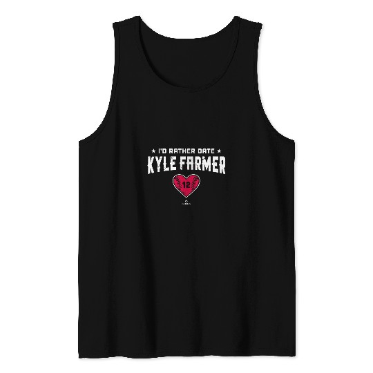 Id Rather Date Kyle Farmer Minnesota MLBPA Tank Tops