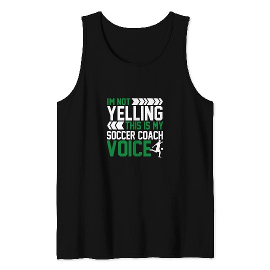 Funny Soccer Lover Graphic Women Men Kids Soccer Coach Tank Tops