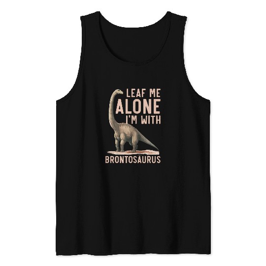 Dinosaur Pet Brontosaurus Dinosaur Museum Long Neck Paleontologist Dino 2 Tank Tops