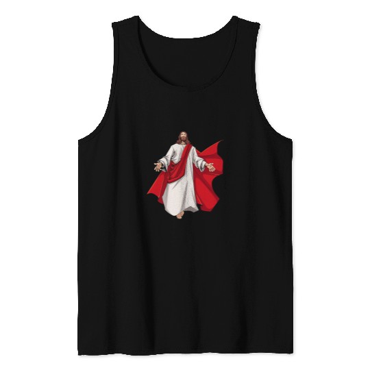 Jesus Christ is coming soon  Jesus Christ  Lamb of God Love Tank Tops