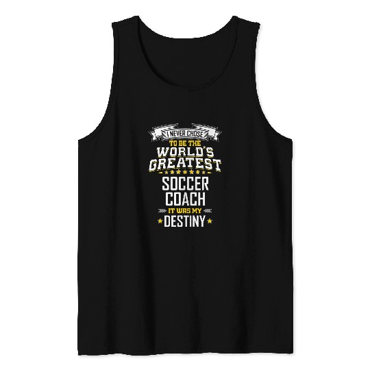Soccer Coachs Idea Worlds Greatest Soccer Coach Tank Tops