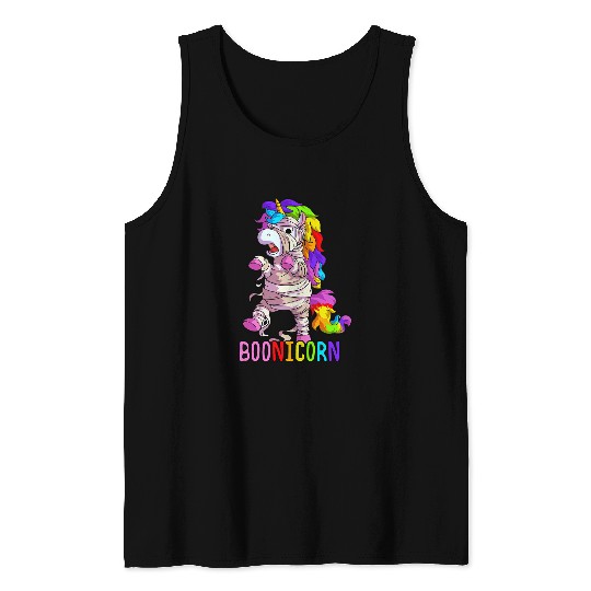 Unicorn Pet Halloween Costume Childrens Mummy Unicorn Womens Fancy Dress Tank Tops