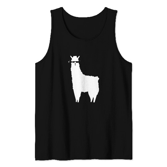Llama Pet Spit Happens Funny Llama Cool Llama Alpaca Lover Tank Tops
