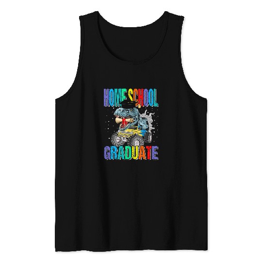 Dinosaur Pet Homeschool Graduate Dinosaur T rexs Class of Tank Tops