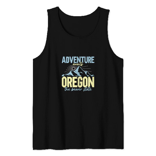 Beaver Pet Adventure Awaits Oregon The Beaver State America Oregonian Tank Tops