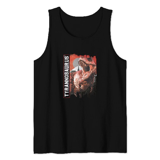 Dinosaur Pet TRex Grunge Design Dino Gift Idea TRex Adults Tank Tops