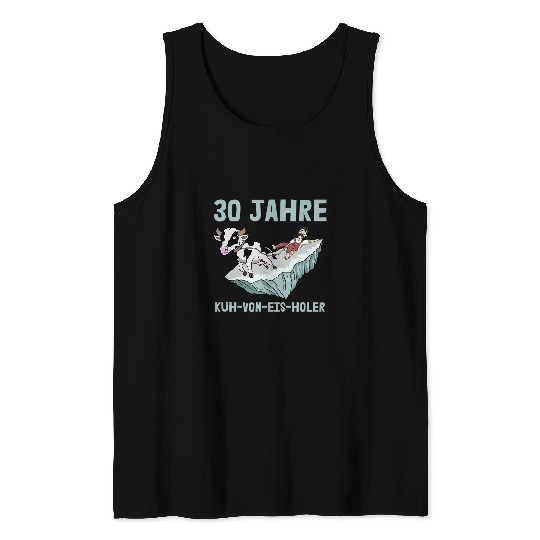 Cow Pet 30 Years Cow From Ice Holer Company Anniversary Service Anniversary Tank Tops