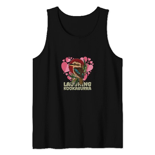 Laughing kookaburra Australia birdwatching biologist birding 7 Tank Tops