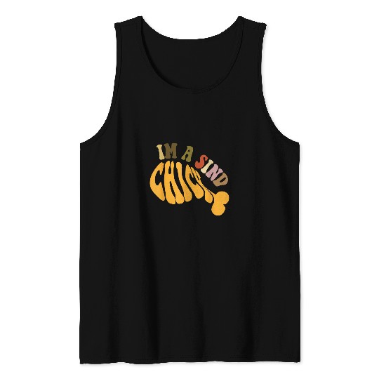 Chicken Pet Im A Side Chick Thanksgiving Day Funny Turkey Leg Autumn 0 Tank Tops