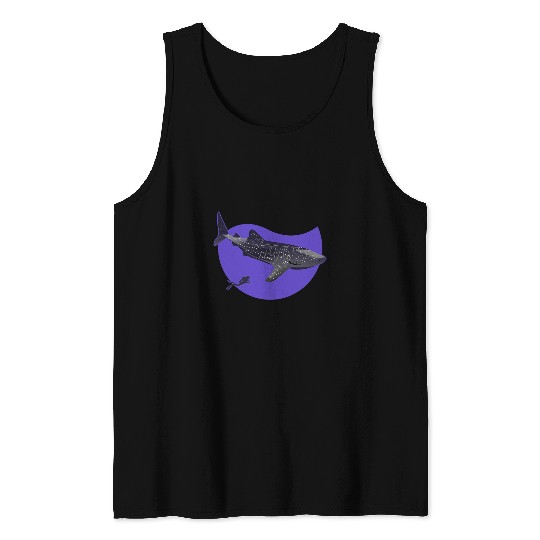 Shark Pet Swimming Diving Reef Sea Life Tank Tops