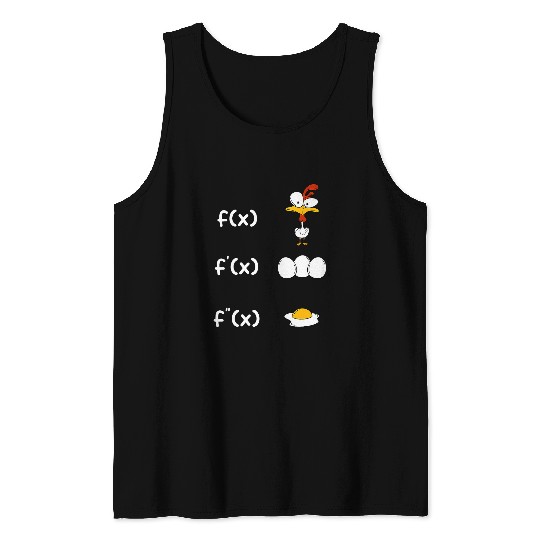 Chicken Pet Discharge function math teacher fried egg drain Tank Tops