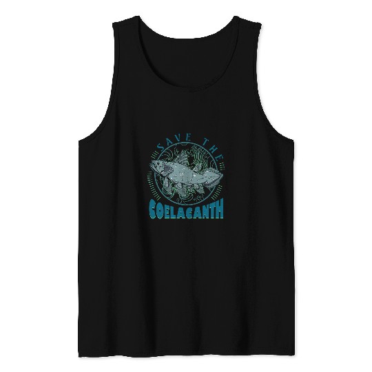 Coelacanth fish paleontologist biologist scientist Zookeeper 7 Tank Tops