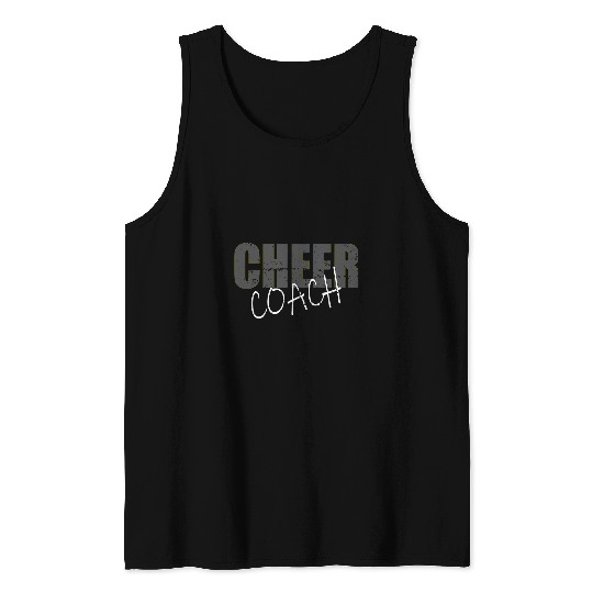 Cheer Coachs Cheerleader Cheerleading Tank Tops