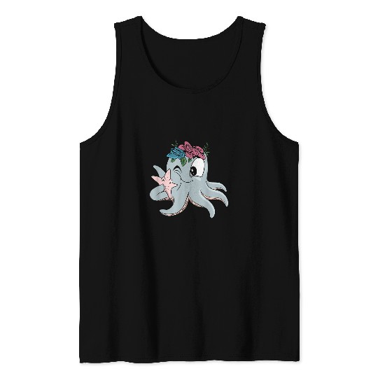 Octopus Pet Starfish 7 Tank Tops