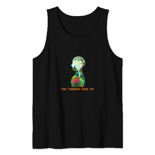 suicides Prevention 988 Stay Tomorrow Needs You 01 Tank Tops