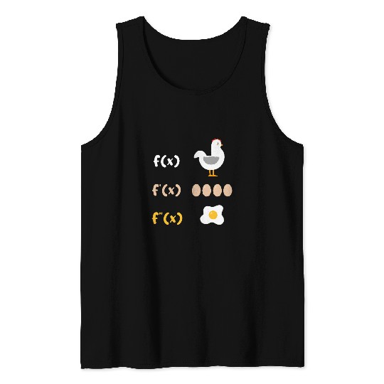 Chicken Pet Discharge function math teacher fried egg drain 0 Tank Tops