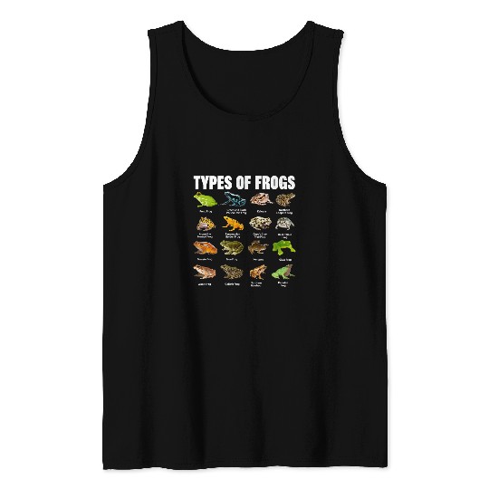 Frog Pet Types of Frogs Frogs Frog s Toad Tank Tops