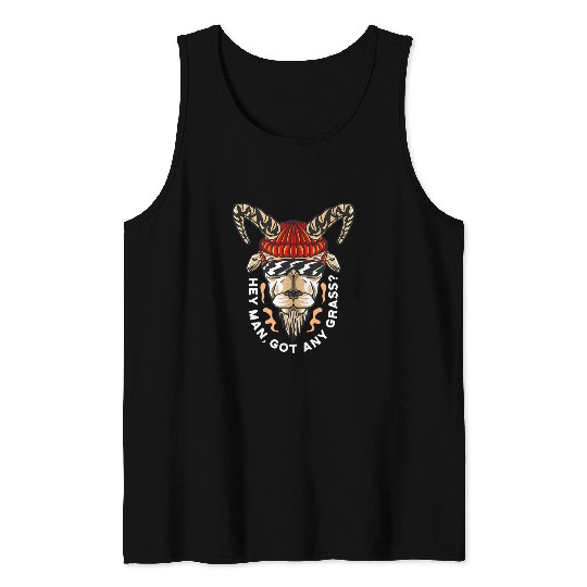 Goats Pet Gangster Party Carnival Parody Sunglasses Tank Tops