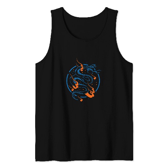 Dragon Pet Snake Lover Fires Dragon Poison Rattlesnake Reptile Cobra Tank Tops