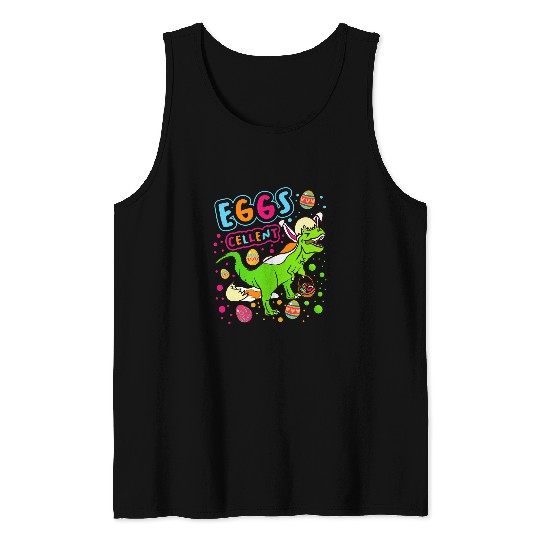 Dinosaur Pet eggs cellent easter day sunday chocolate egg dinosaur dino Tank Tops