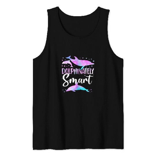 Dolphin Pet Gift Dolphinateley Smart 9 Tank Tops