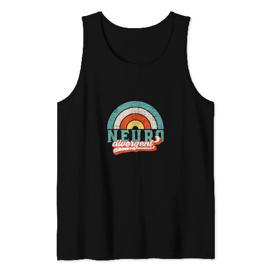 Autism Puzzle Neurodivergent Pride For Autism Adhd And Asd Awareness Tank Tops