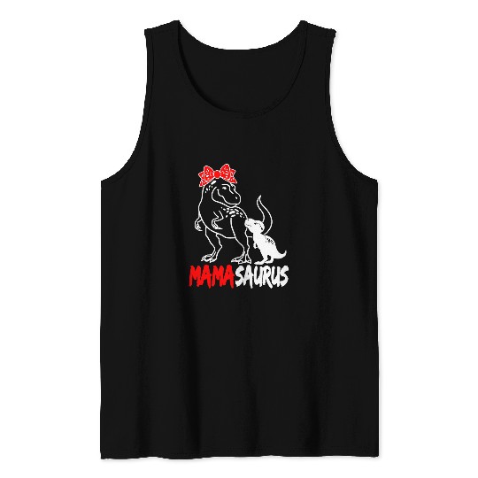 Dinosaur Pet Mamasaurus Mama TRex Cute Dinosaur Mothers Day 1 Tank Tops