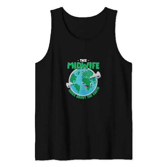 This Midwife Cares About the Earth Nature Lover Doula Trees 24 Tank Tops