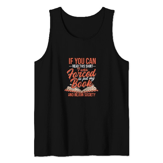 Book Fun reading books book library literature bookworm Tank Tops