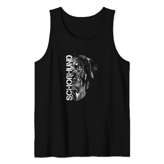 Rottweiler Pet Dog Man Man Men Women Women Tank Tops