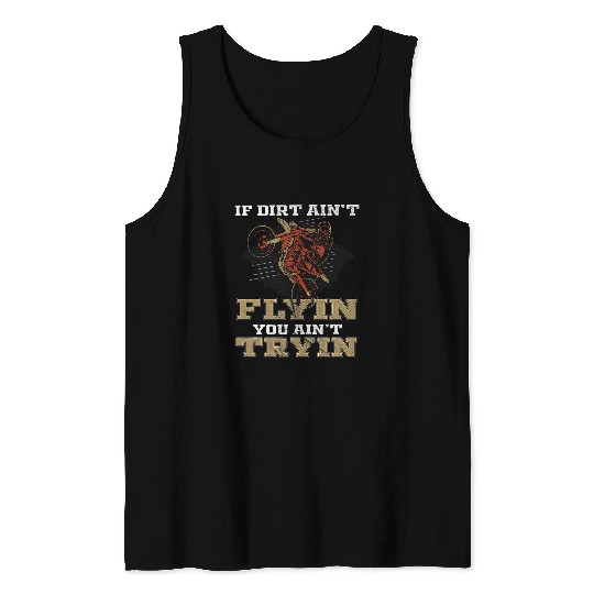 vintages Dirt Bike Motorcycle Supercross MX Motocross Rider 23 Tank Tops