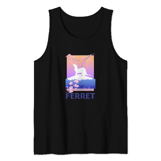Ferret Pet Mom Dad Mustela Nigripes 33 Tank Tops
