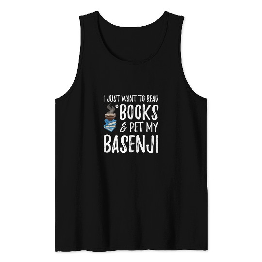 Book Fun Vizsla Avid Book Reader Funny Dog Mom Tank Tops