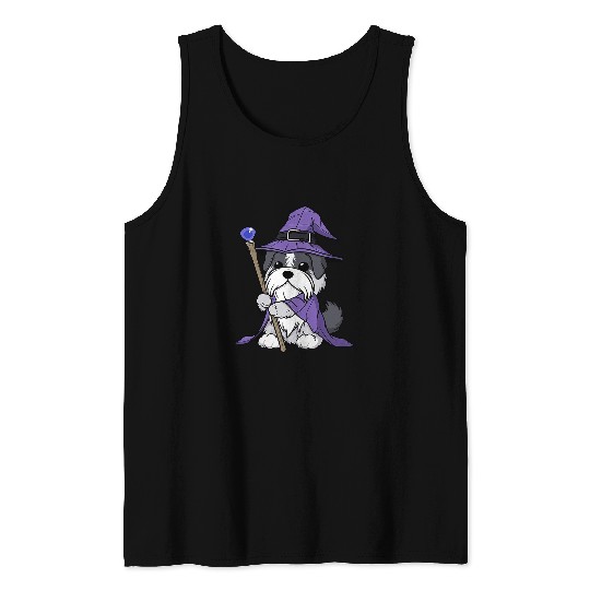 Schnauzer Pet Wizard Funny Dog Magic 2 Tank Tops